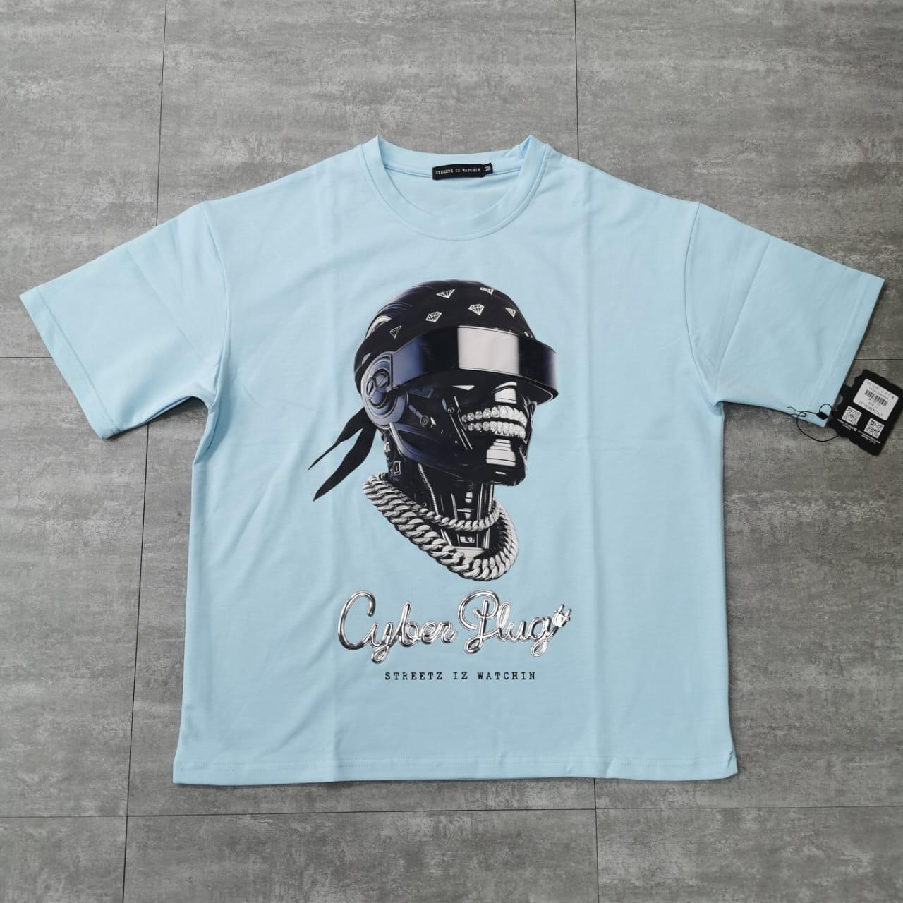 cyber plug light blue