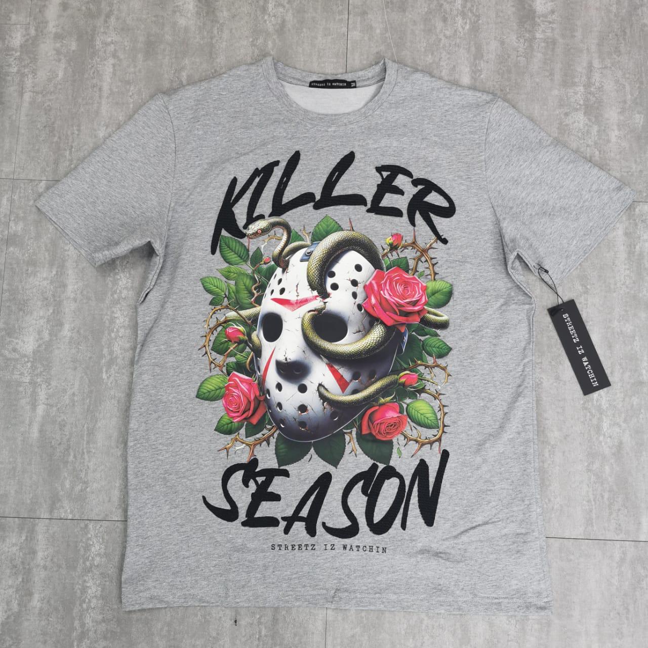 Killer season Heather grey - regular tee