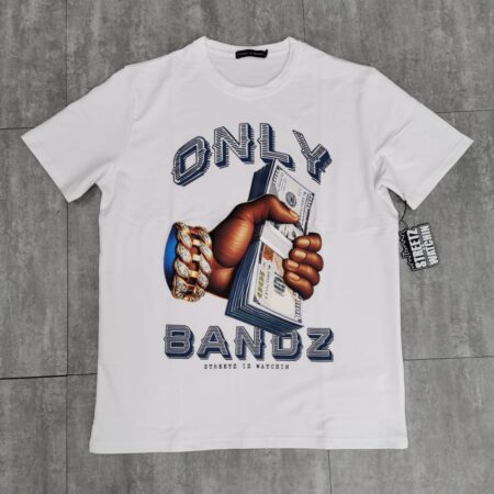 White only bandz - regular tee