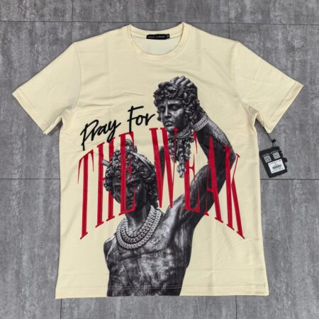 Pray for the weak cream - regular tee