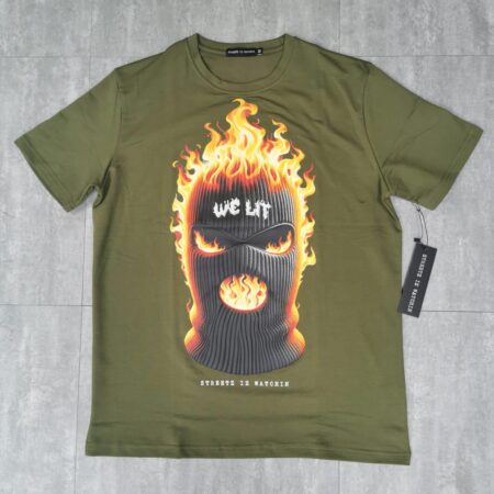 We lit olive - regular tee