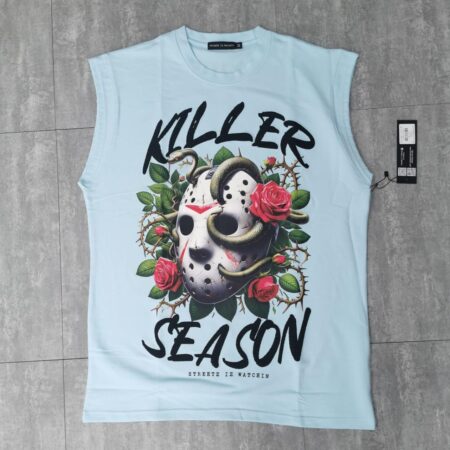 Killer season LT blue - sleeveless tee