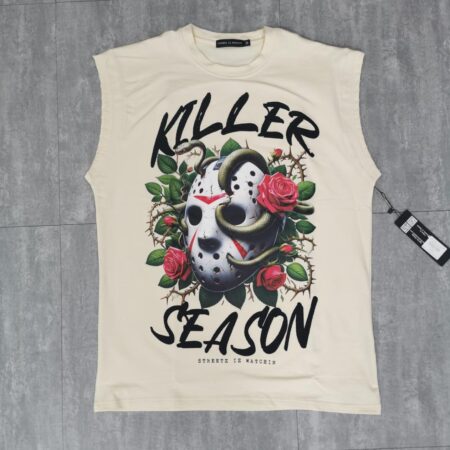 Killer season cream - sleeveless tee