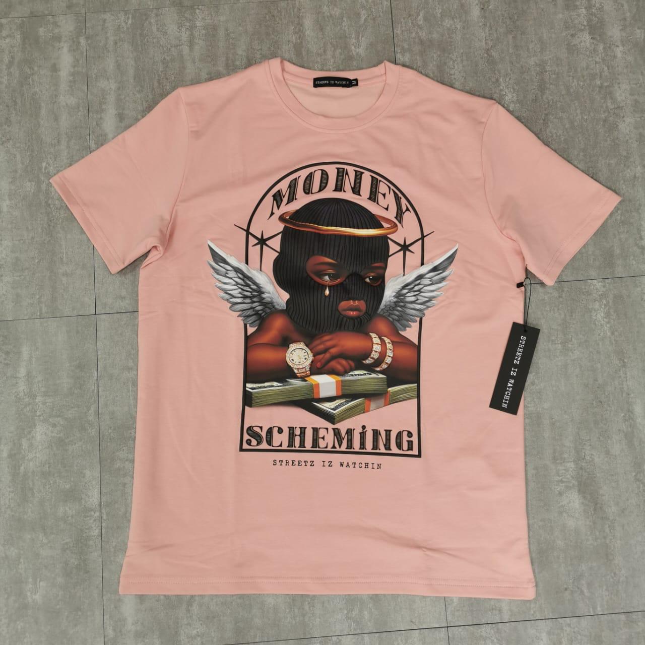 Money scheming salmon - regular tee