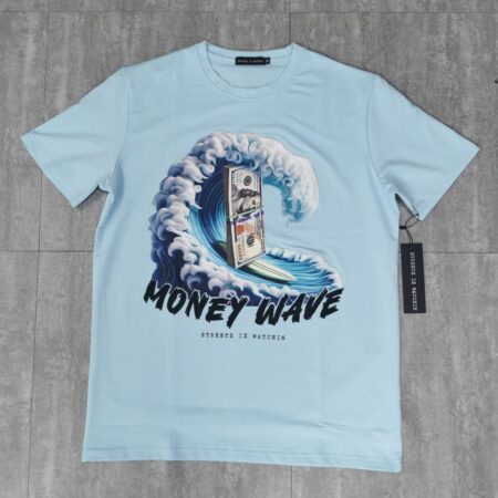 Money wave LT blue - regular tee