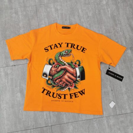 Stay true - trust few tangerine SWCR5173 - crop tee