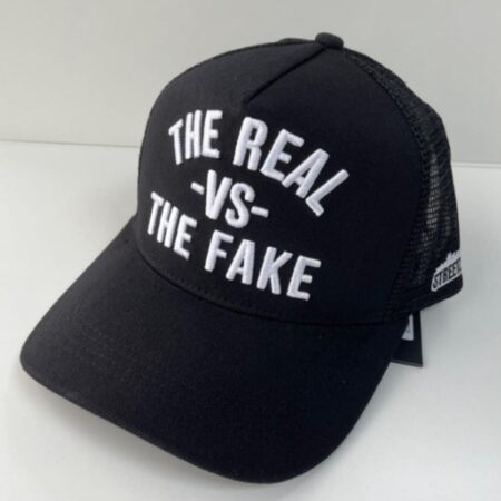 The real vs the fake trucker black