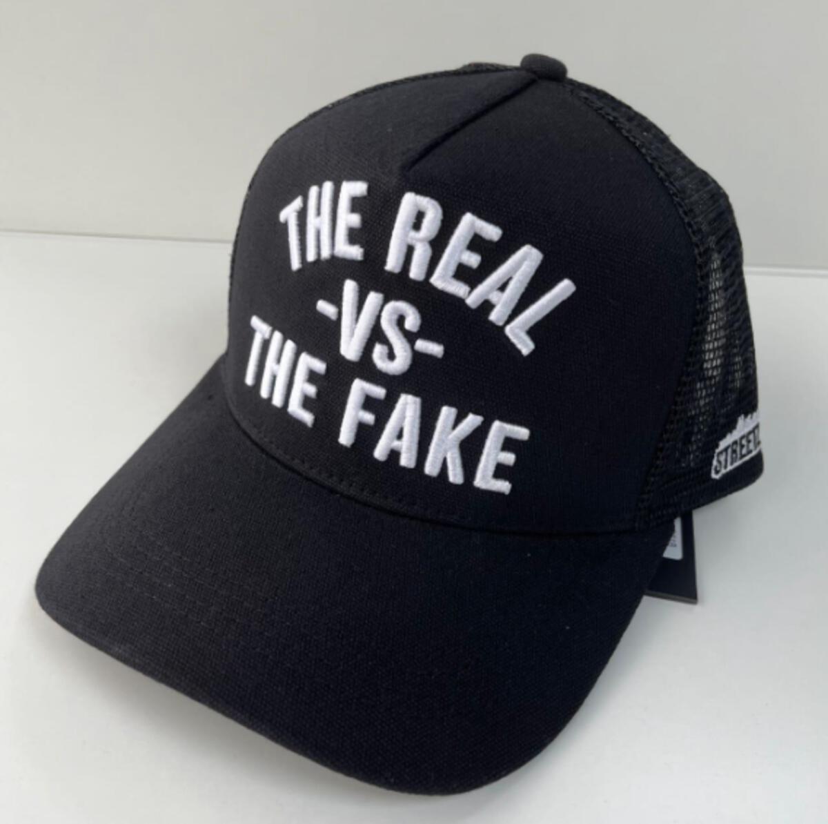 The real vs the fake trucker black