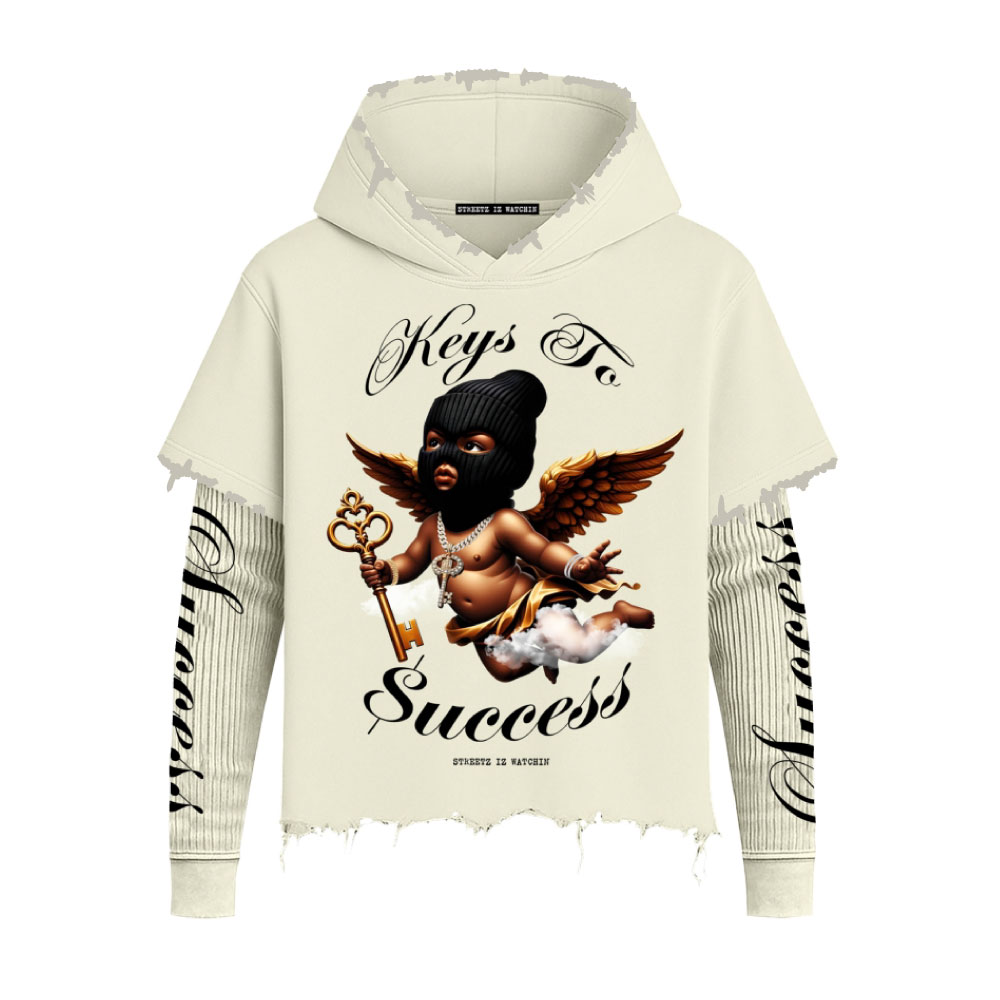 2fer Hoodies keys To Success Cream