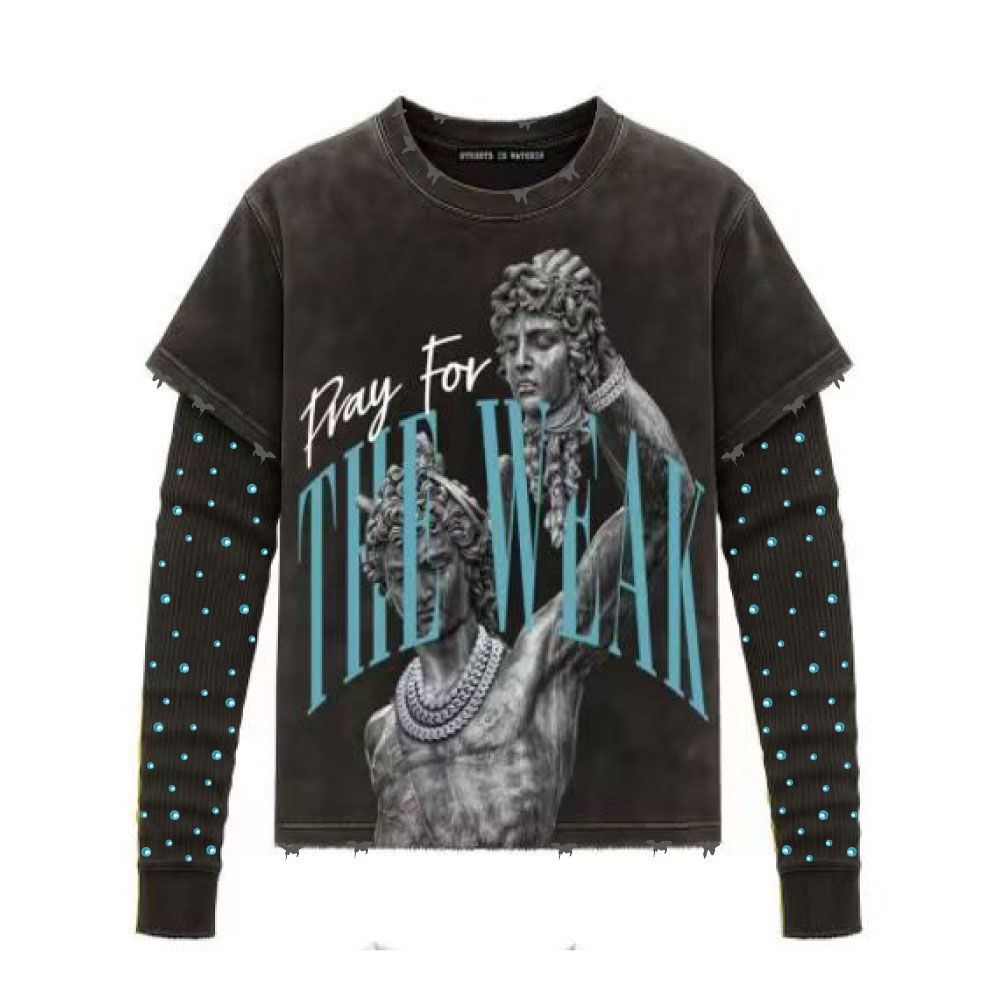 Pray For The Weak ls 2fer Black